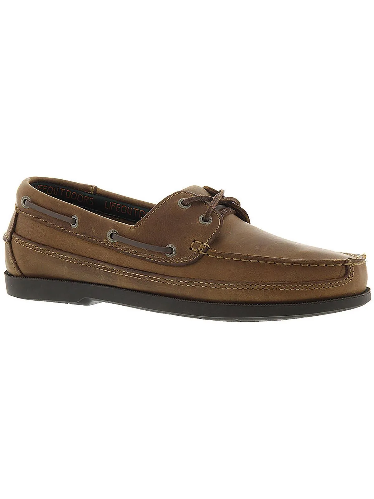 2 Eyelet Mens Nubuck Slip On Loafers