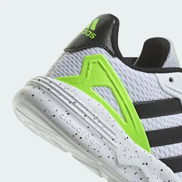 ADIDAS NEBZED LIFESTYLE LACE RUNNING SHOES - WHITE