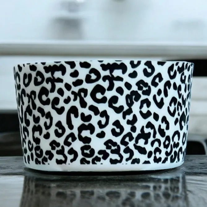 Black & White Leopard Boot