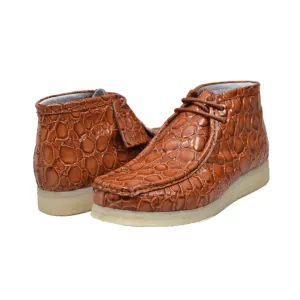 British Walkers Walker 100 Croc Wallabee Boots Men's Crocodile Leather Limited Editon