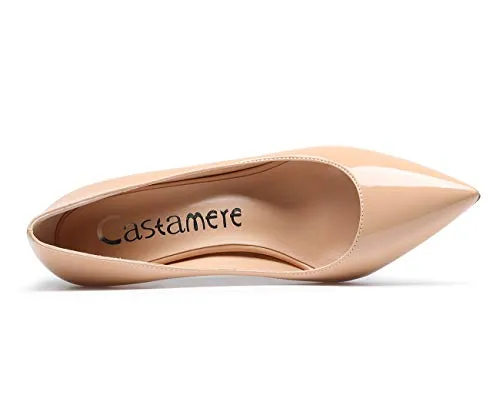 Castamere High Heels Womens Pointed Toe Slip-on Pumps 8.5CM Heels Patent