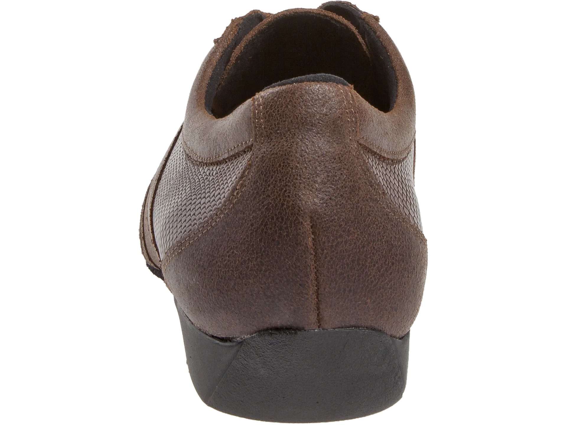 Diamant-Mens: Beckham: Distressed Brown Leather | .5" Wedge | WIDE | Suede Sole