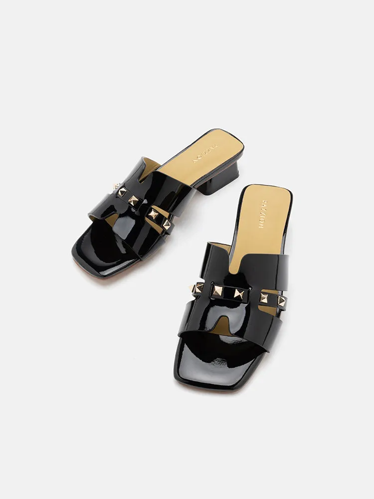 Illiana Patent Studded Heels