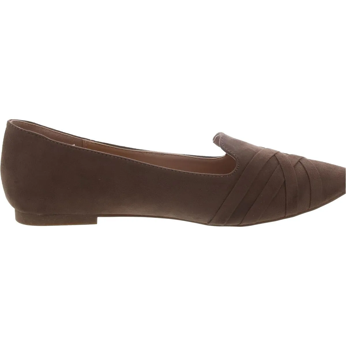 Journee Collection Womens Faux Suede Flat Shoes