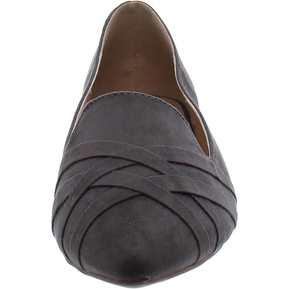 Journee Collection Womens Faux Suede Flat Shoes