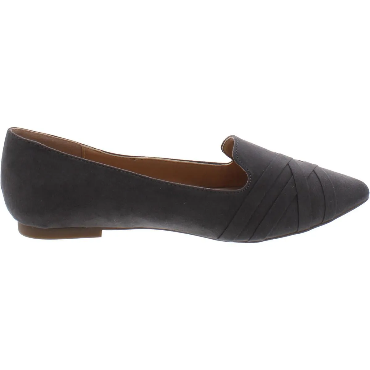 Journee Collection Womens Faux Suede Flat Shoes