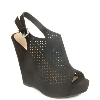 Matilda Perforated Platform Sandal