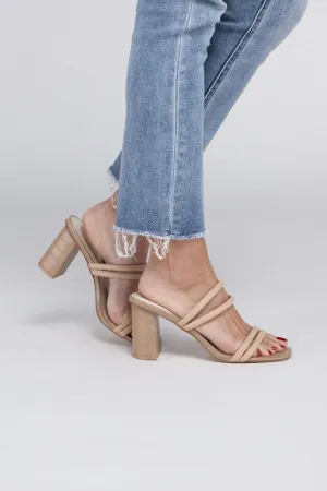 Oasis Society Angela - Strappy Alligator Heel 3"