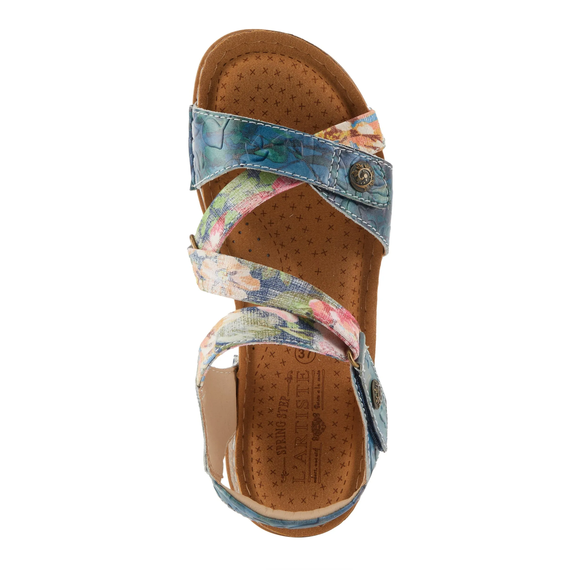 Spring Step Shoes L'Artiste Collette Sandals Women's Leather Multi Color